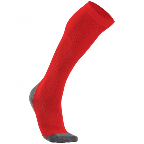 2XU Performance compressie sokken rood/grijs dames 2015 WA2443eREDGRY